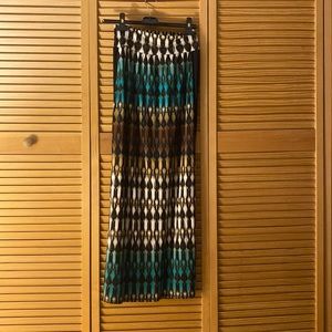 Multi colored maxi skirt